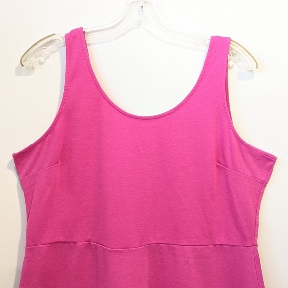 Pink Sleeveless Women's Dress - Picture 2 of 7
